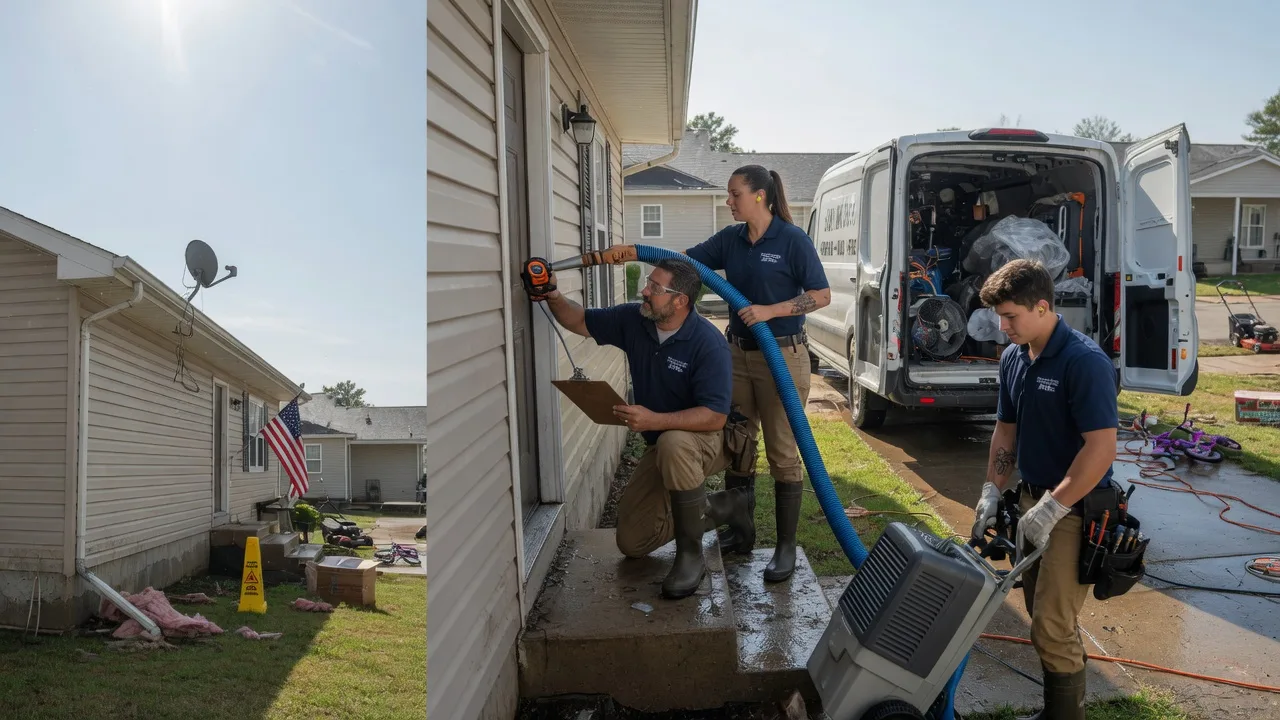 Ceiling Water Damage Restoration in Beggs, OK near me